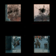 Damage is seen on a door at the US Capitol, from the January 6 riots, as members of the US National Guard arrive outside on January 12, 2021 in Washington, DC.